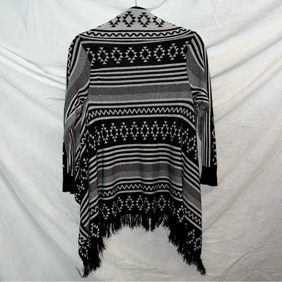 Maddison Aztec Style Fringe Cardigan - Picture 2 of 4